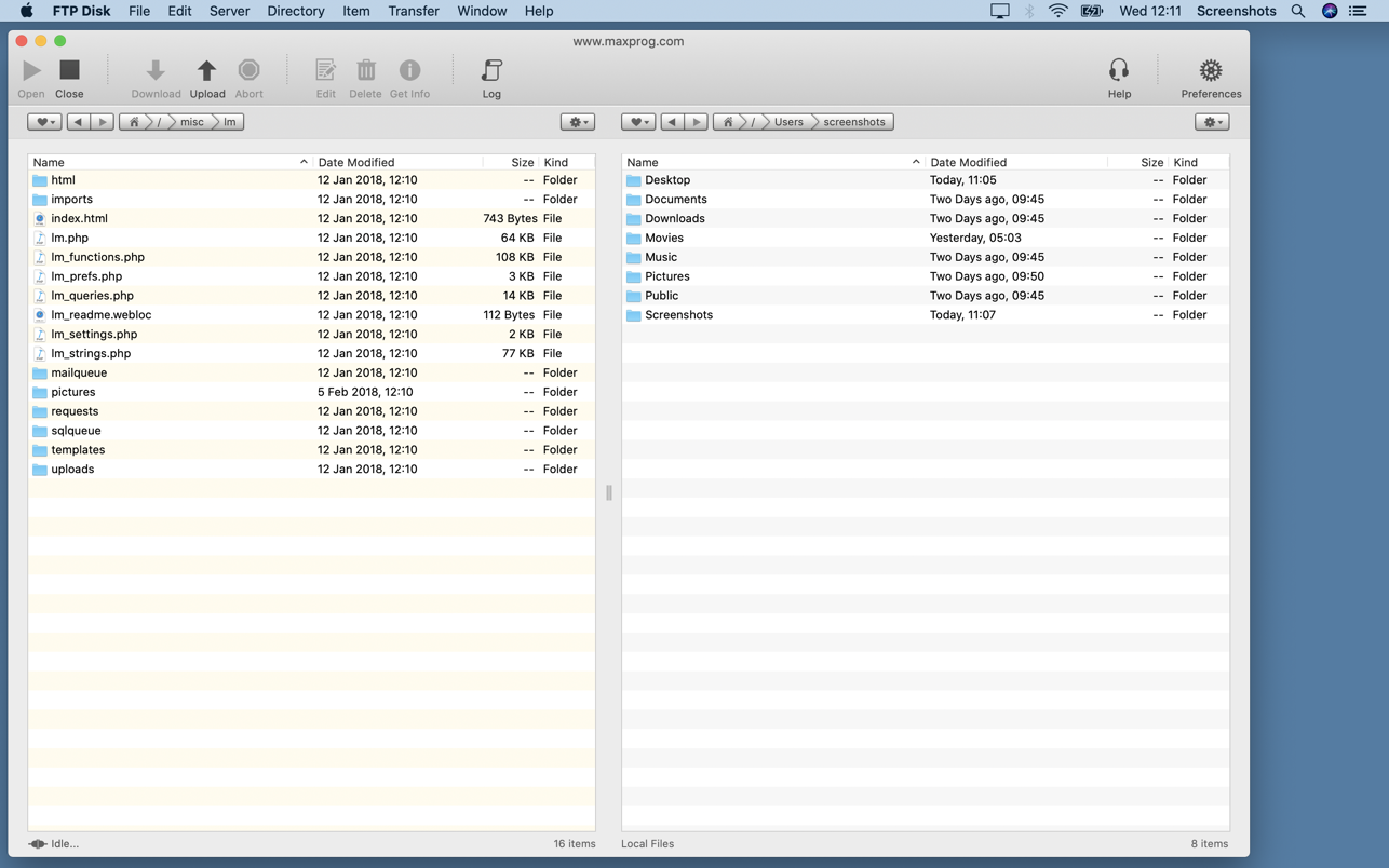 FTP Disk 1.5.2 Mac 中文破解版 FTP客户端工具
