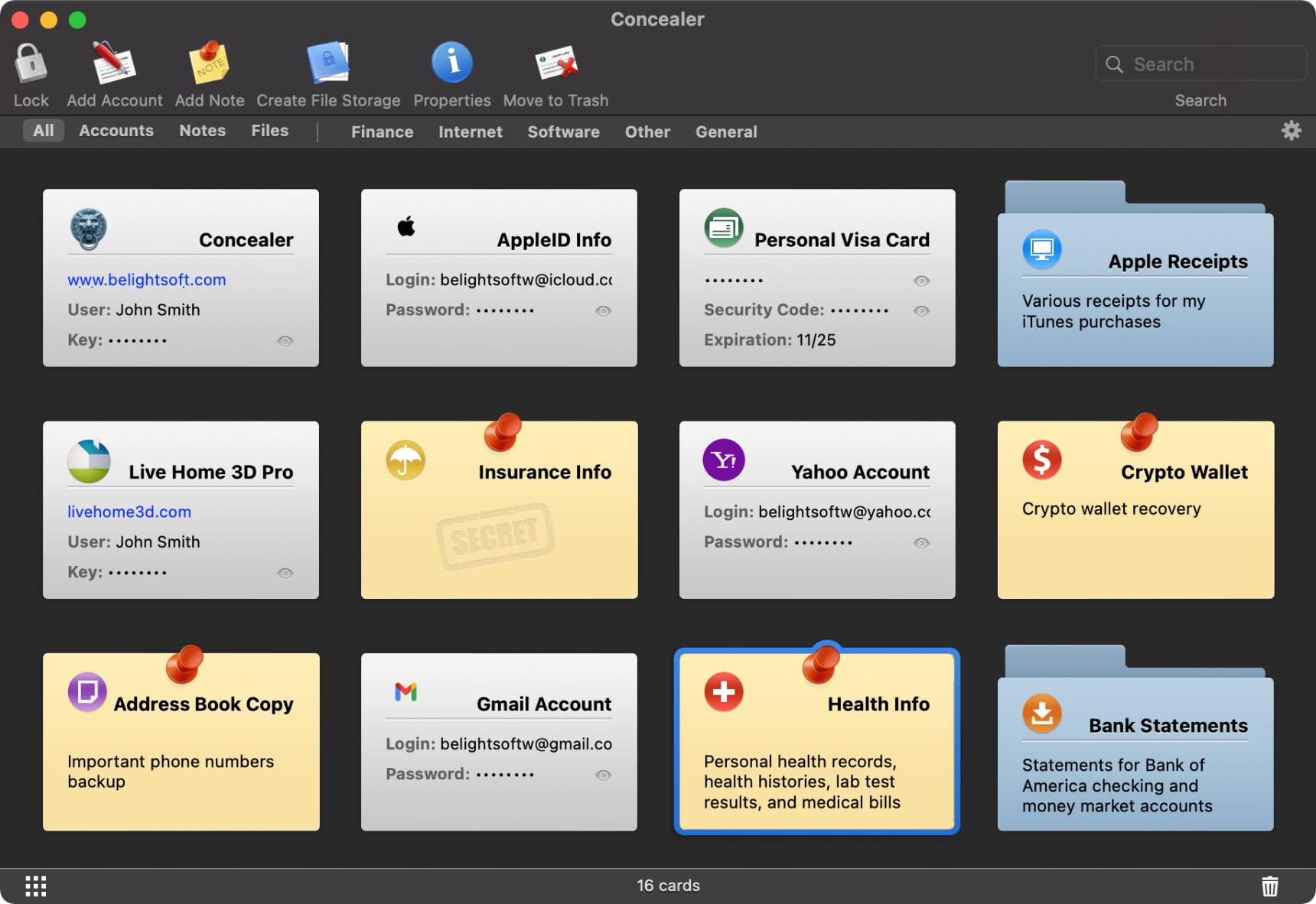 Concealer 1.3.5 Mac 破解版 文件隐藏加密工具