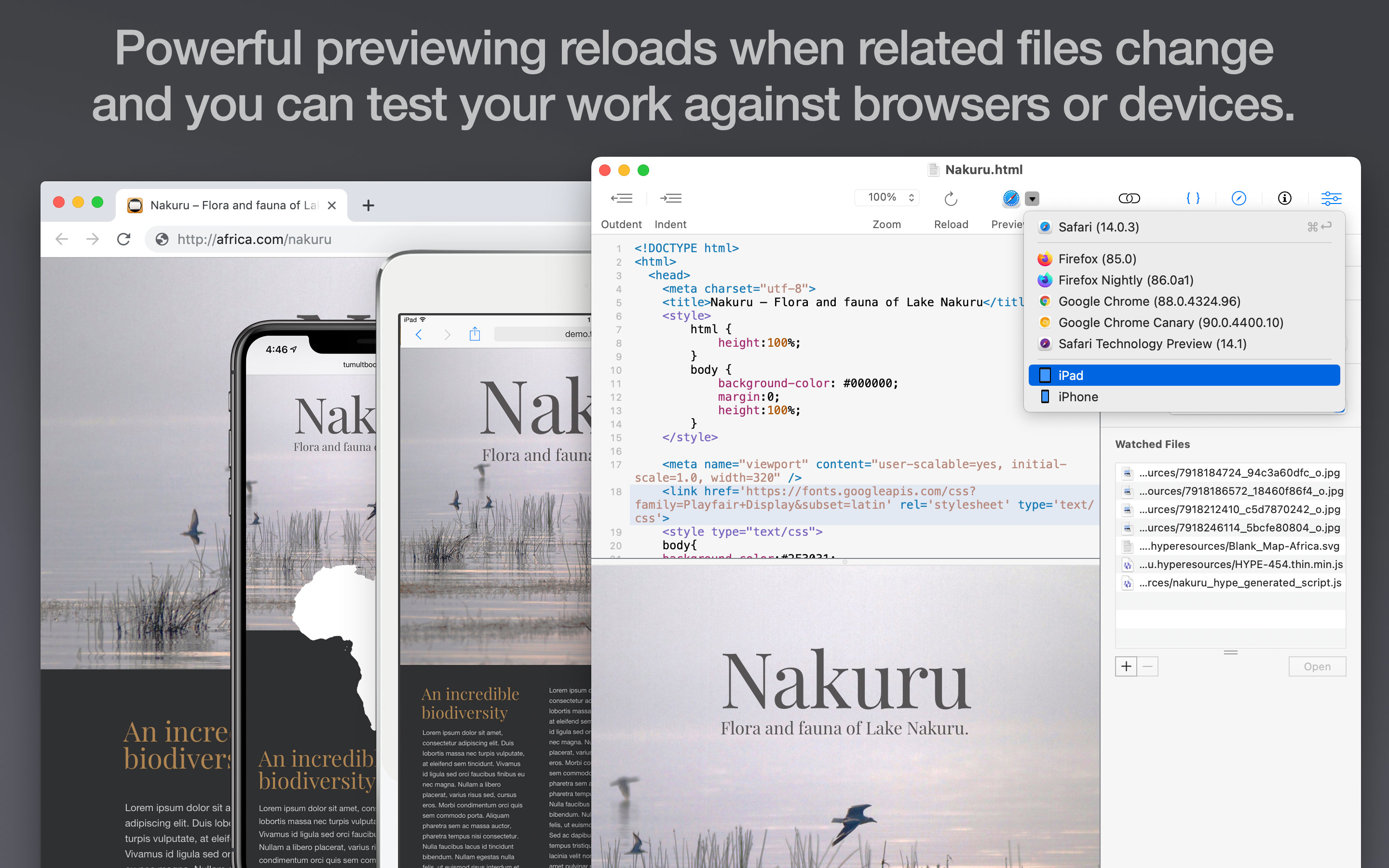 Tumult Whisk 2.6.1 Mac 破解版 轻量级网页编辑器
