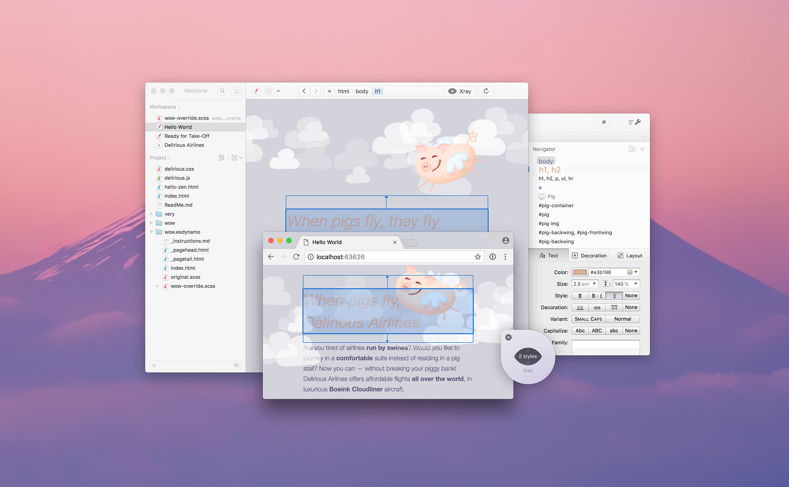 Espresso 5.9.1 Mac 破解版 - 强大的网页开发工具