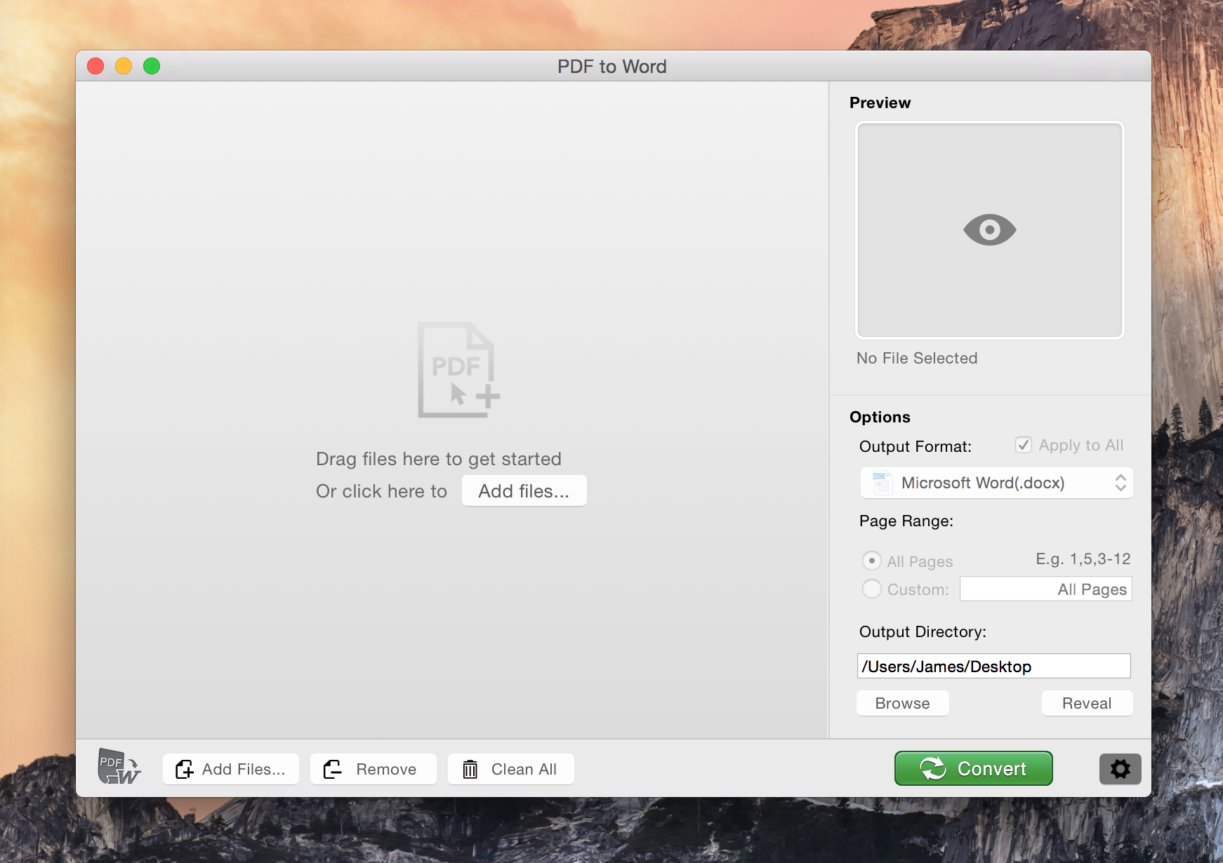 PDF to Word by Flyingbee 4.3.4 Mac 破解版 飞蜂PDF转Word工具