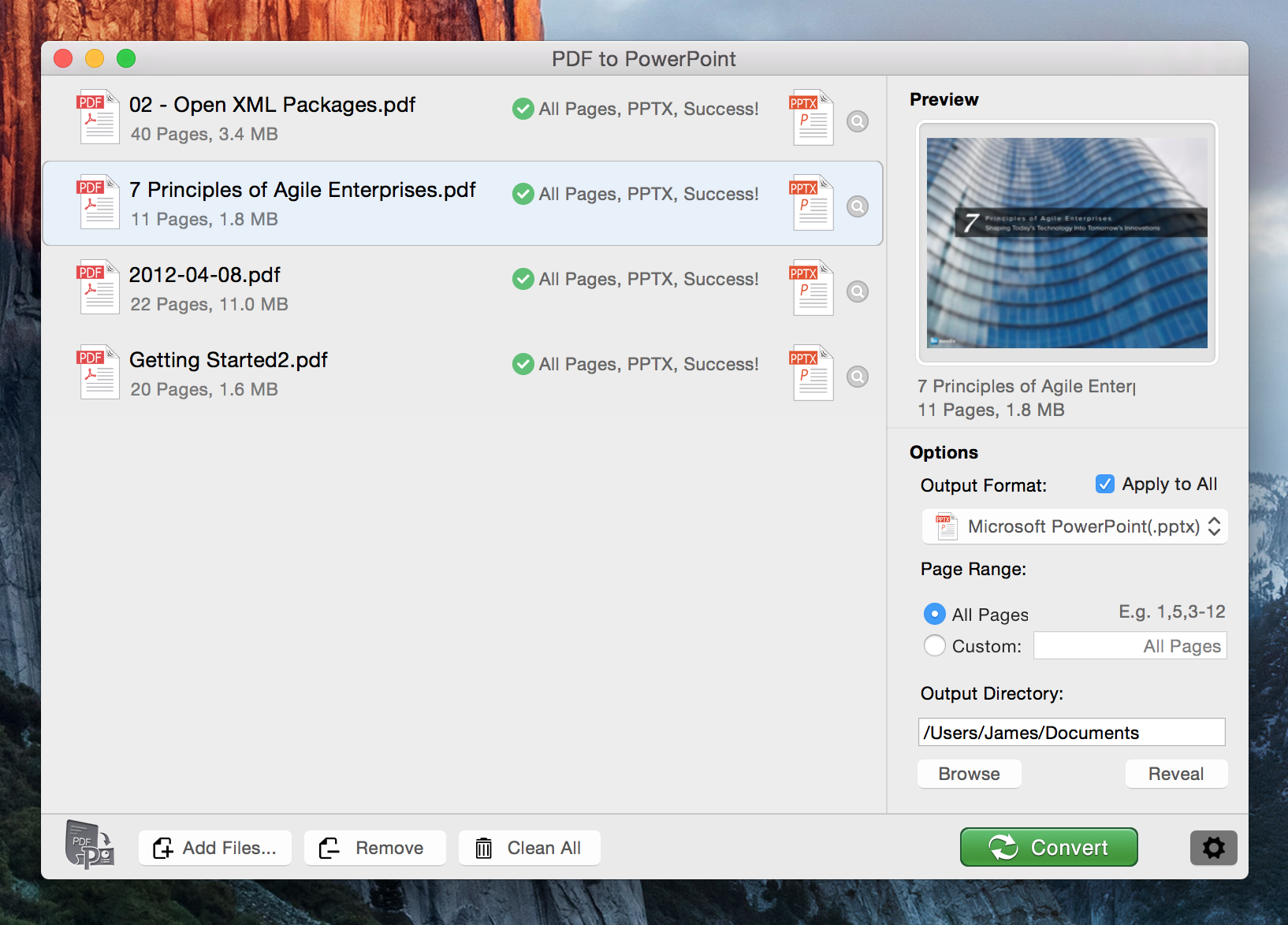 PDF to PowerPoint 4.2.2 Mac 破解版 PDF转PPT文档软件