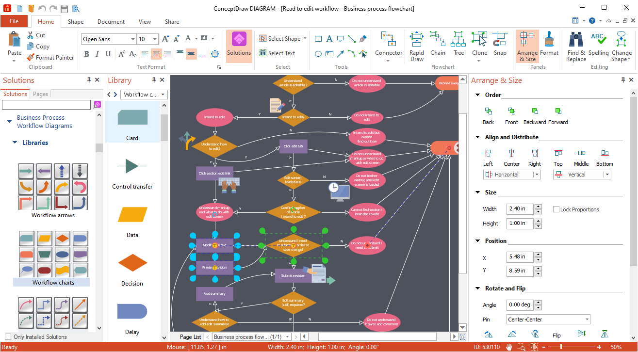 ConceptDraw DIAGRAM 16.0.0.424 Mac 破解版 商业图形设计软件