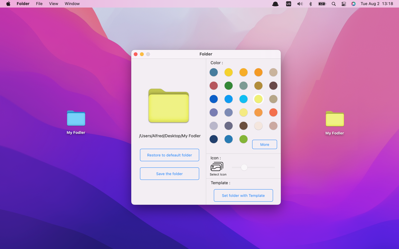 Folder 1.0.7 Mac 破解版 文件夹图标更改工具
