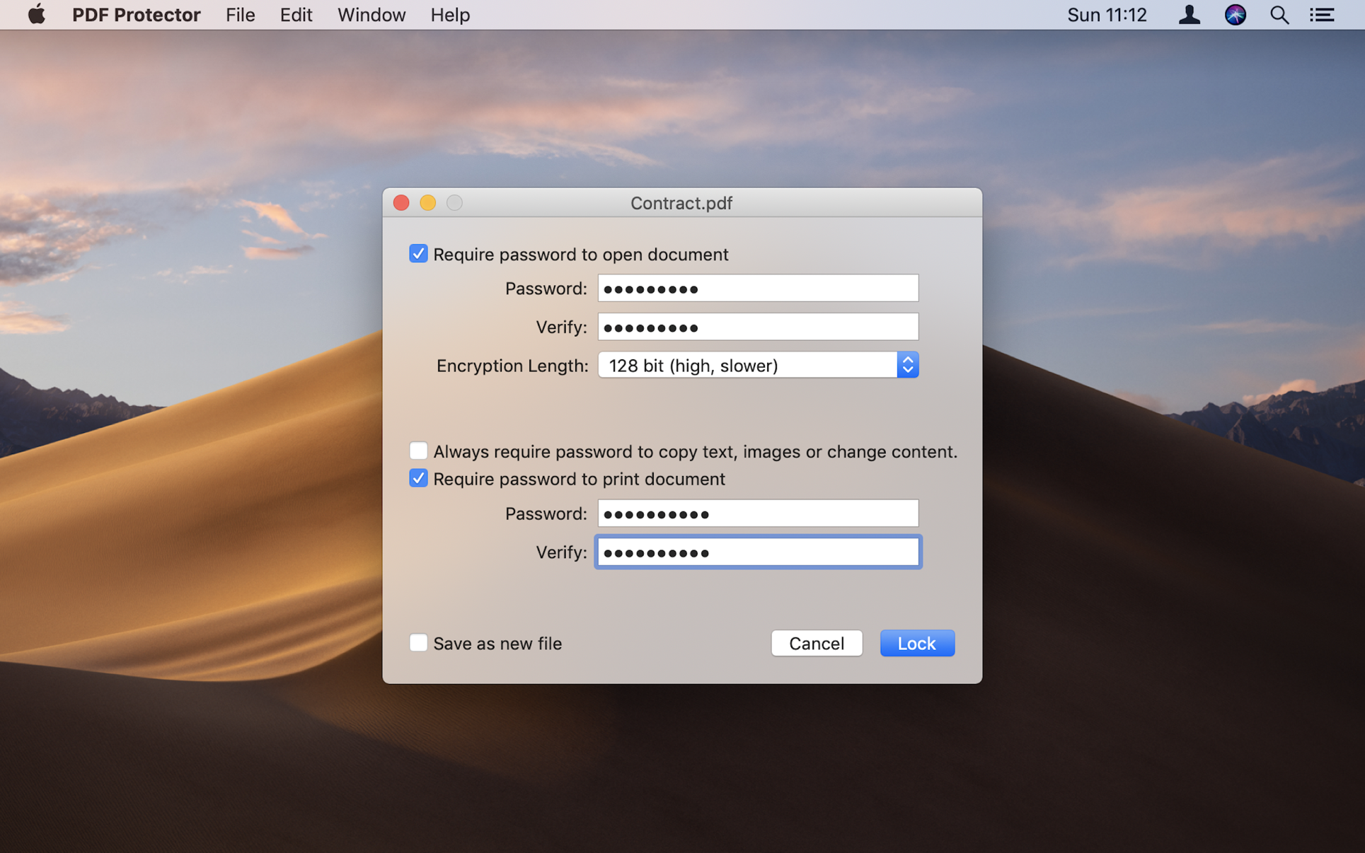 PDF Protector 1.5.2 Mac 破解版 PDF加密与解密