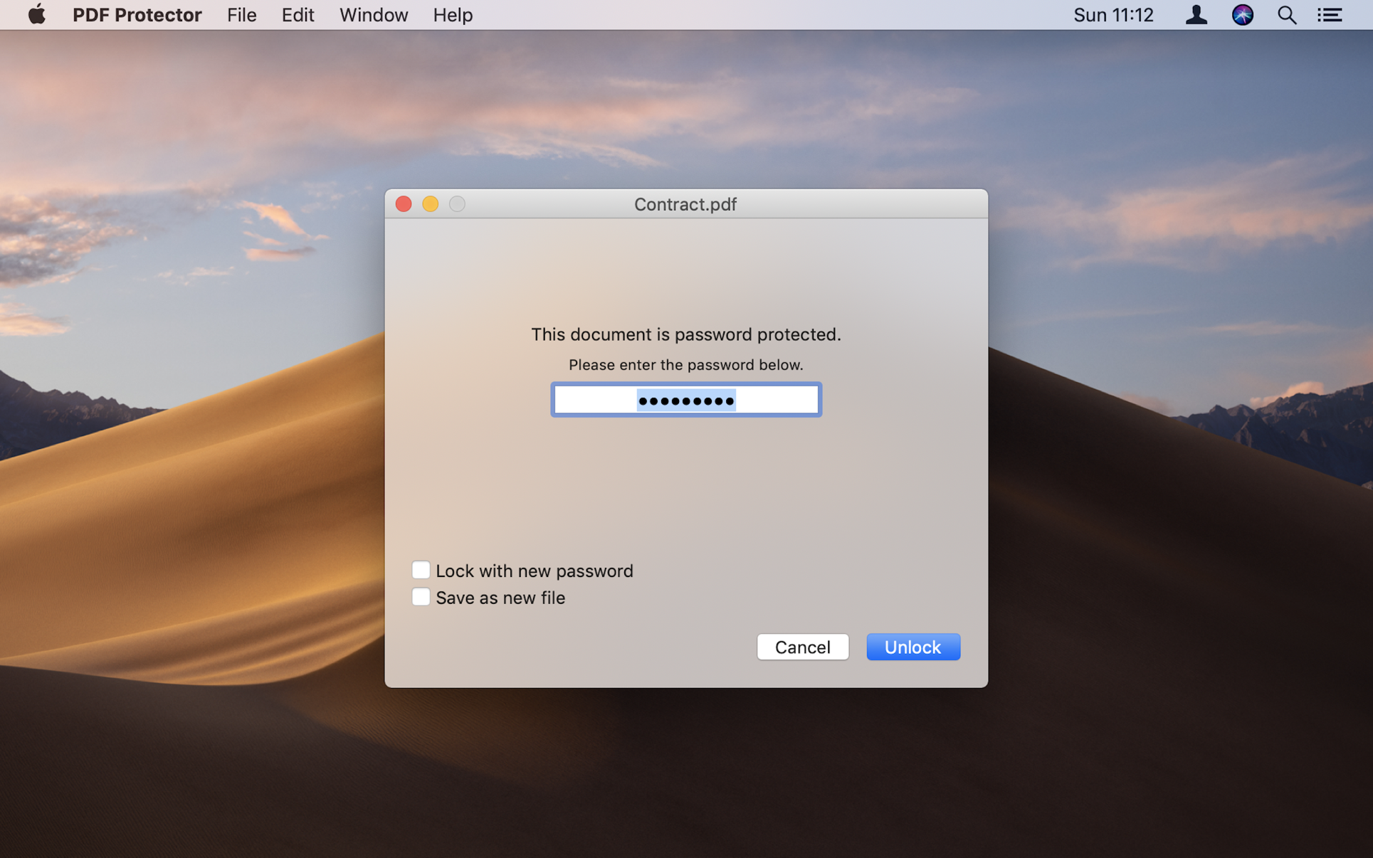 PDF Protector 1.5.2 Mac 破解版 PDF加密与解密