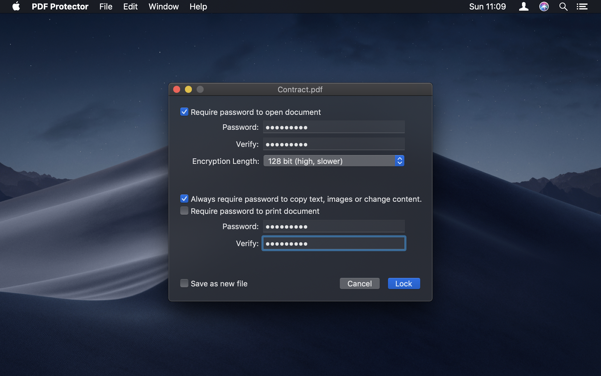 PDF Protector 1.5.2 Mac 破解版 PDF加密与解密