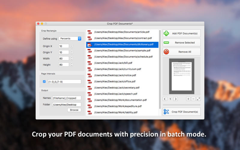 PDF Plus for Mac 1.3.2 破解版 - 小巧实用的PDF文档合并、分割、水印和裁剪应用