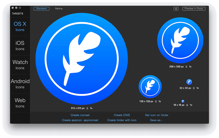 IconFly 3.11.1 Mac 破解版 - 图标转换生成软件