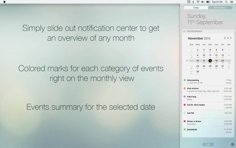 Calendarique 4.1 Mac 破解版 - 优秀的日历软件