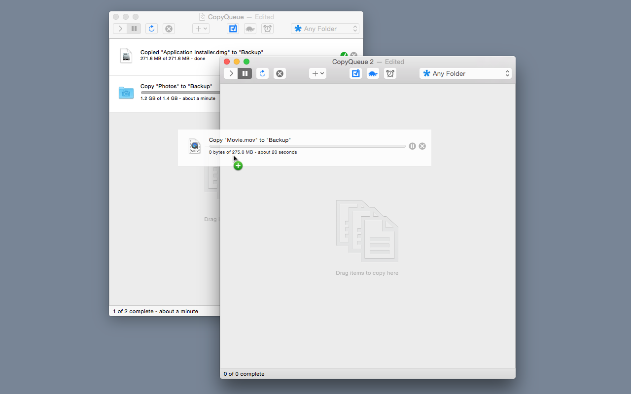 CopyQueue 2.6 Mac 破解版 文件传输工具