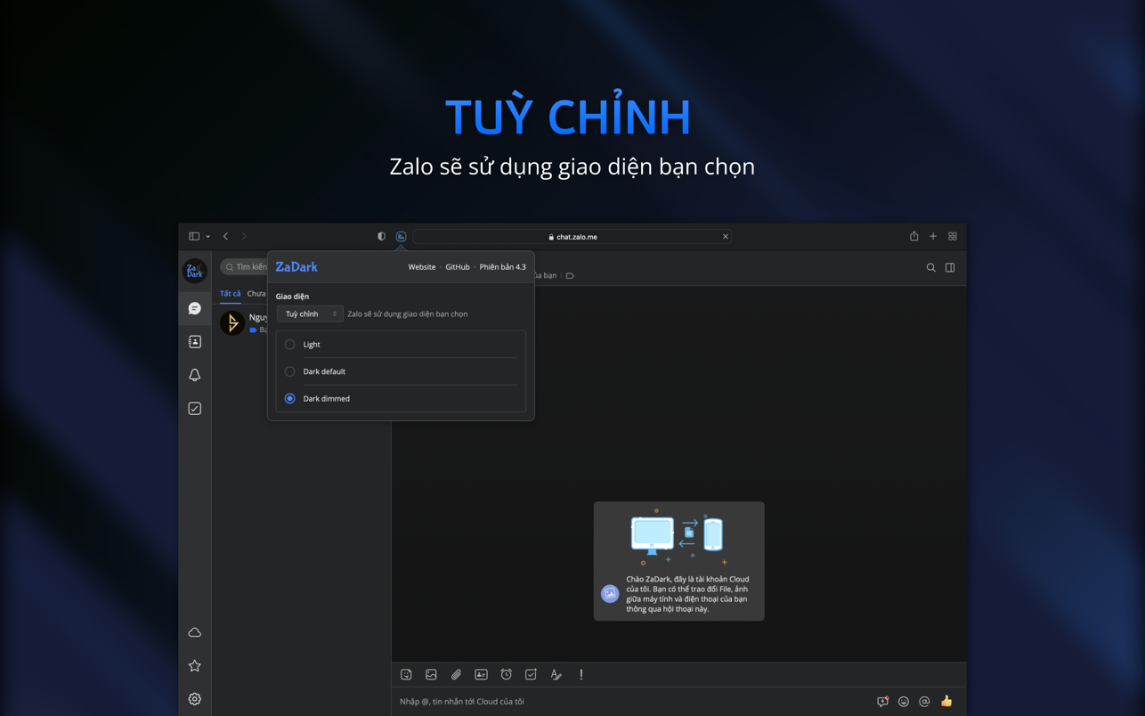 ZaDark 5.5 Mac 破解版 Safari浏览器暗模式调整工具