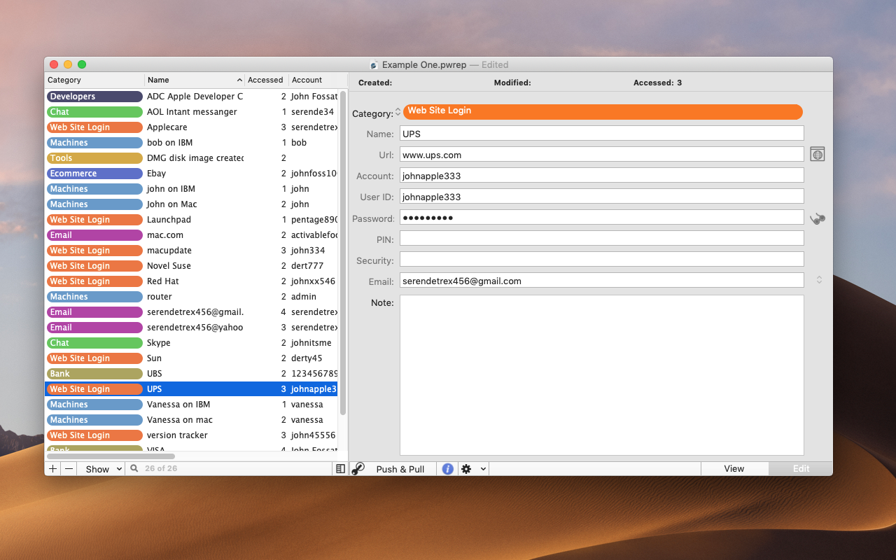 Password Repository 4.3.1 Mac 破解版 坚固的原生密码管理器