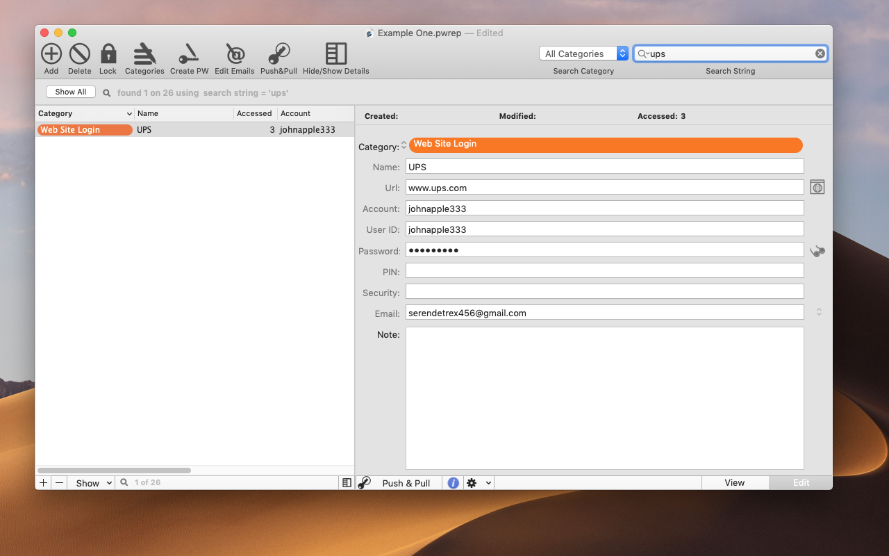 Password Repository 4.3.1 Mac 破解版 坚固的原生密码管理器