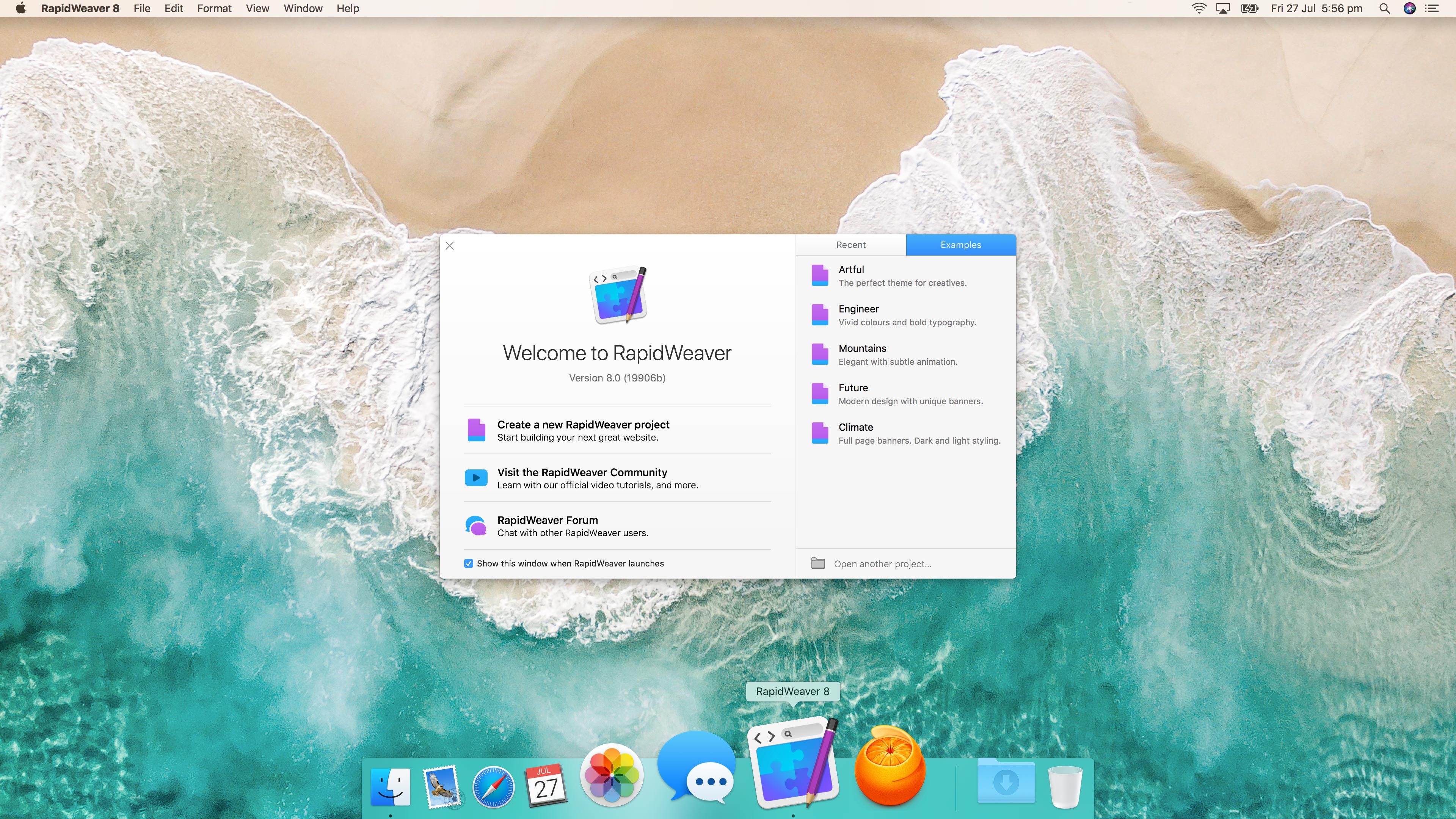 RapidWeaver 8.9.4 Mac 破解版 优秀的零编码网页开发工具