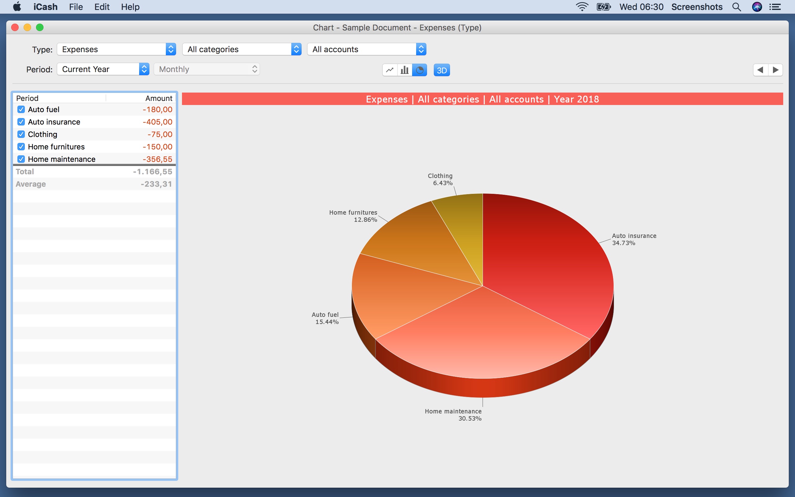 Maxprog iCash Mac 破解版 个人财务管理软件