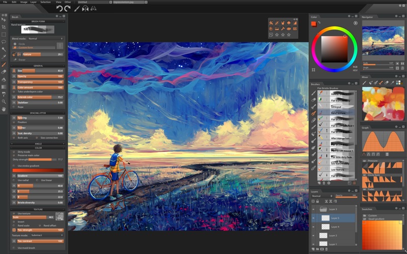 Paintstorm Studio for Mac 2.43.120120 破解版 - 专业PS数字绘画工具