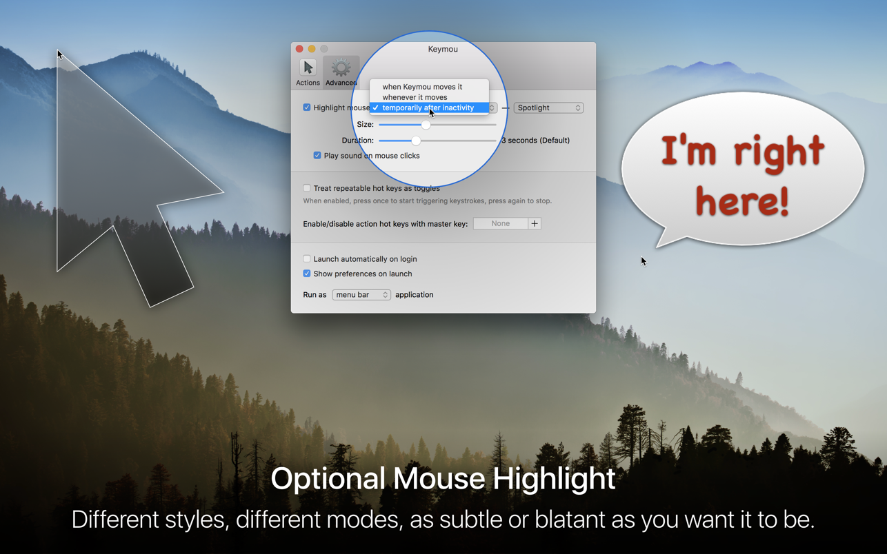Keymou 1.2.10 Mac 破解版 键盘代替鼠标软件
