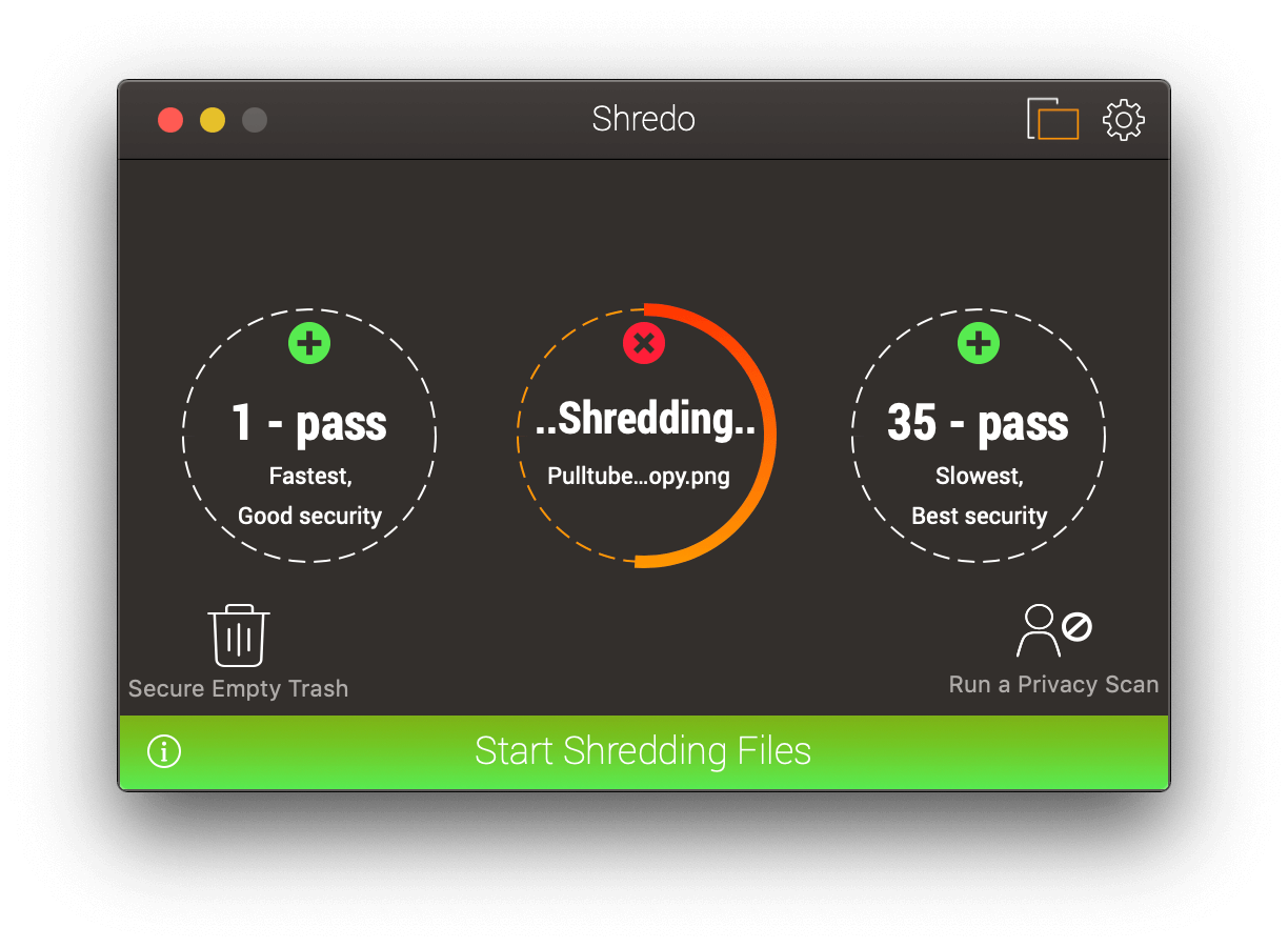 Shredo 1.2.8.1 Mac 破解版 实用的文件粉碎机