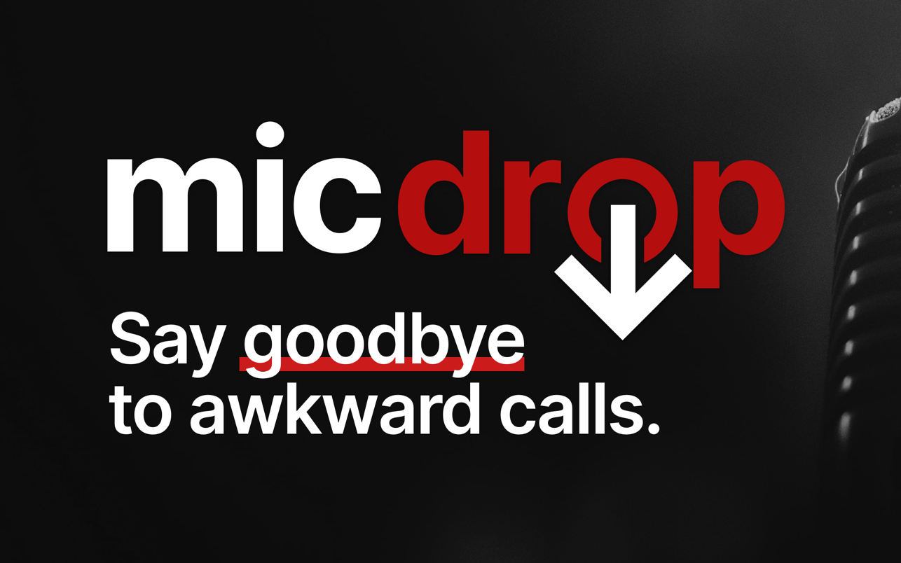 Mic Drop 1.4.6 Mac 破解版 麦克风静音工具