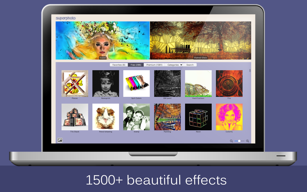 SuperPhoto 2.23 Mac 中文破解版 优秀的图片特效滤镜工具