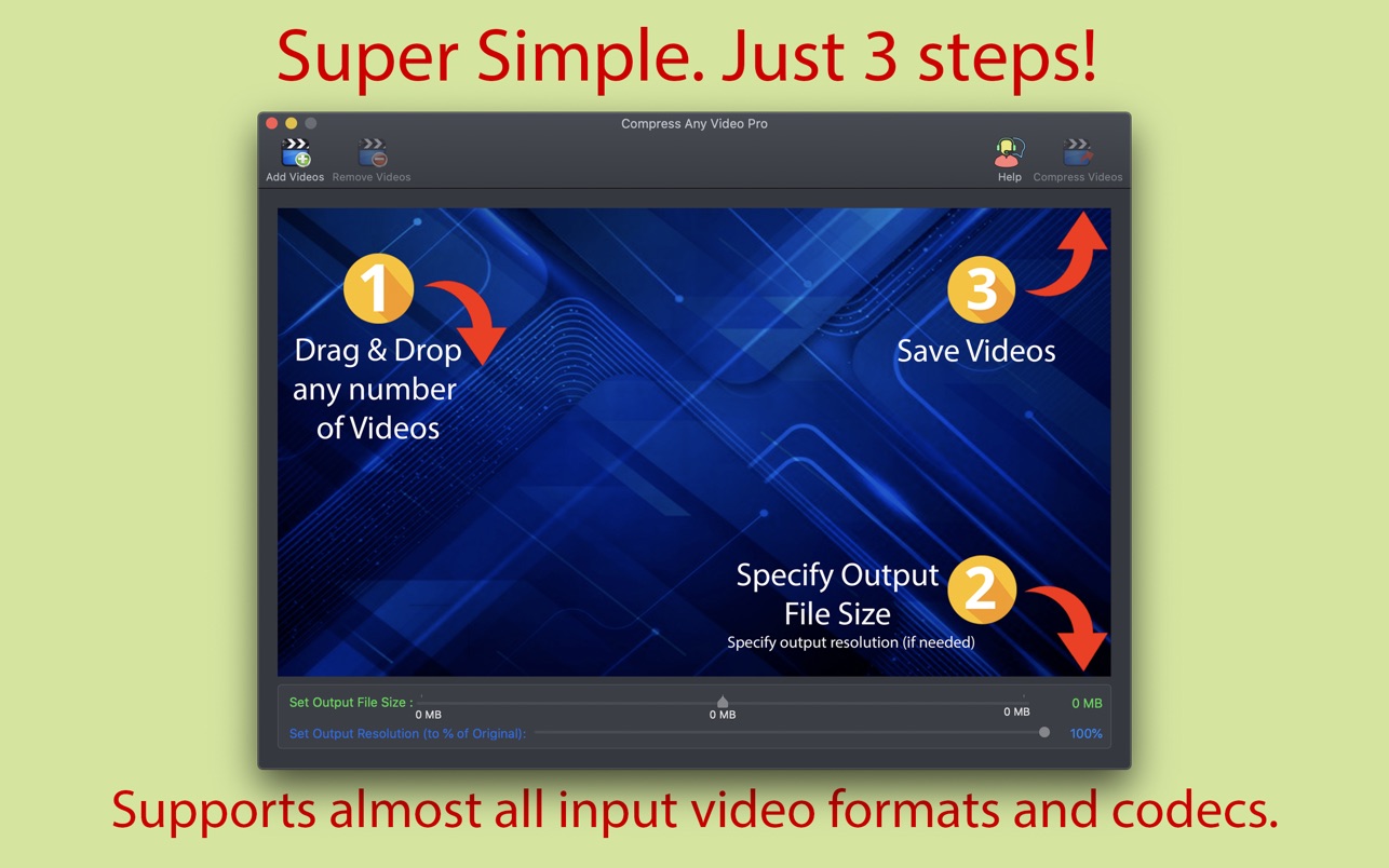 Compress Any Video Pro 2.2.1 Mac 破解版 视频压缩工具