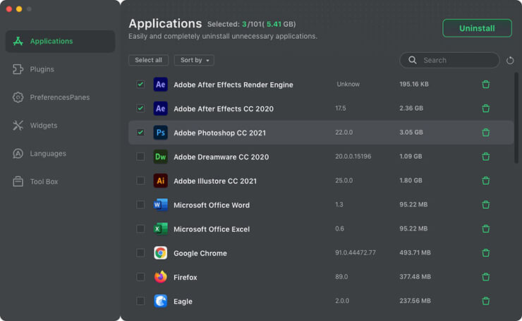 DoYourData AppUninser 5.8 Mac 破解版 Mac应用卸载工具