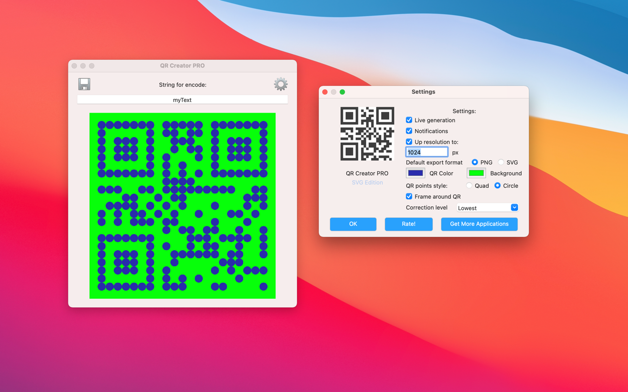 QR Creator PRO 4.1.0 Mac 破解版 二维码制作生成工具
