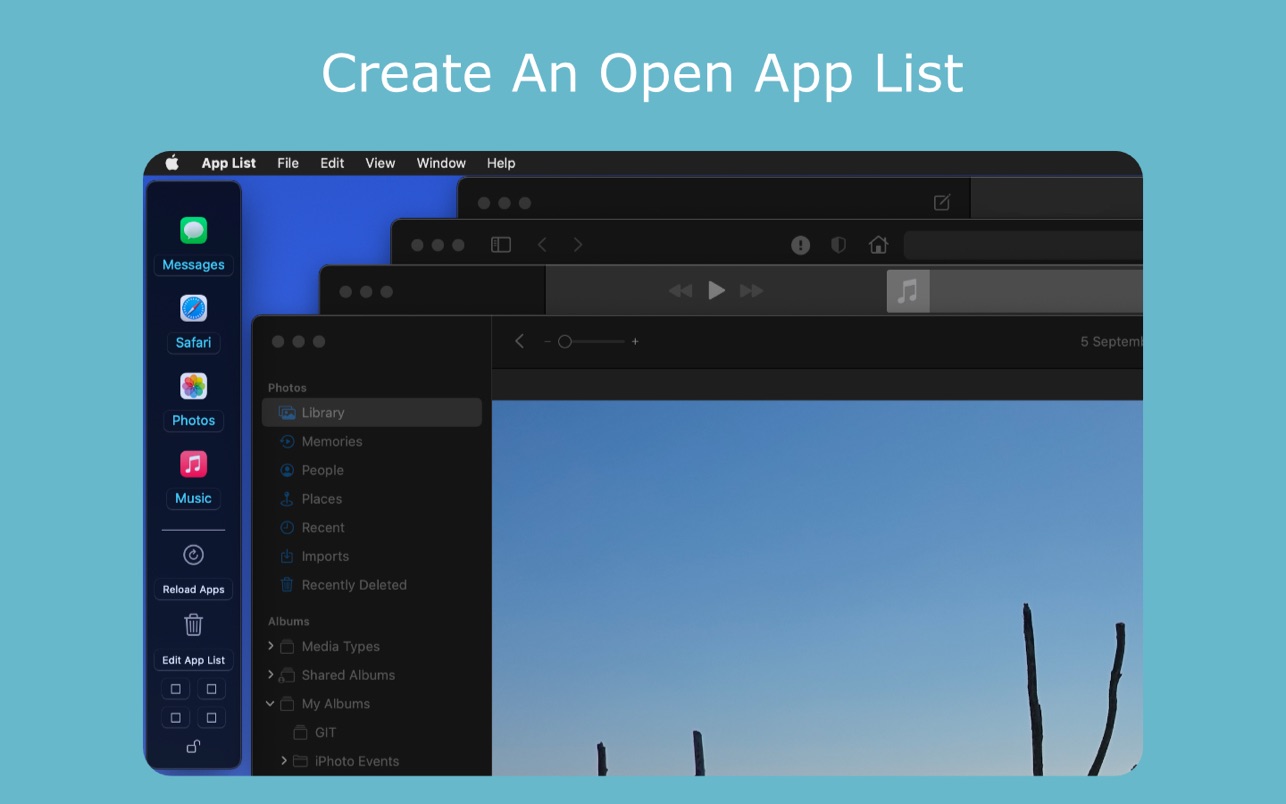 App List 1.06 Mac 破解版 应用程序窗口软件