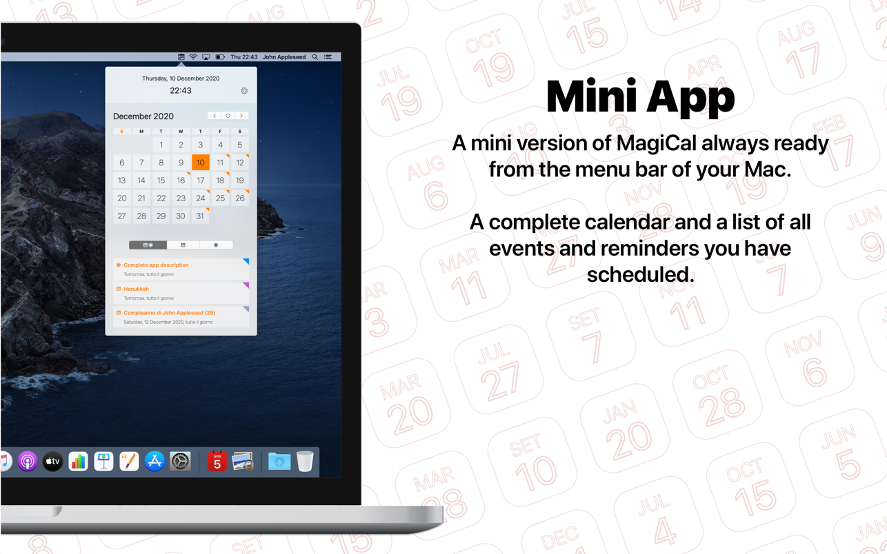 MagiCal 1.0.1 Mac 破解版 日历提醒工具