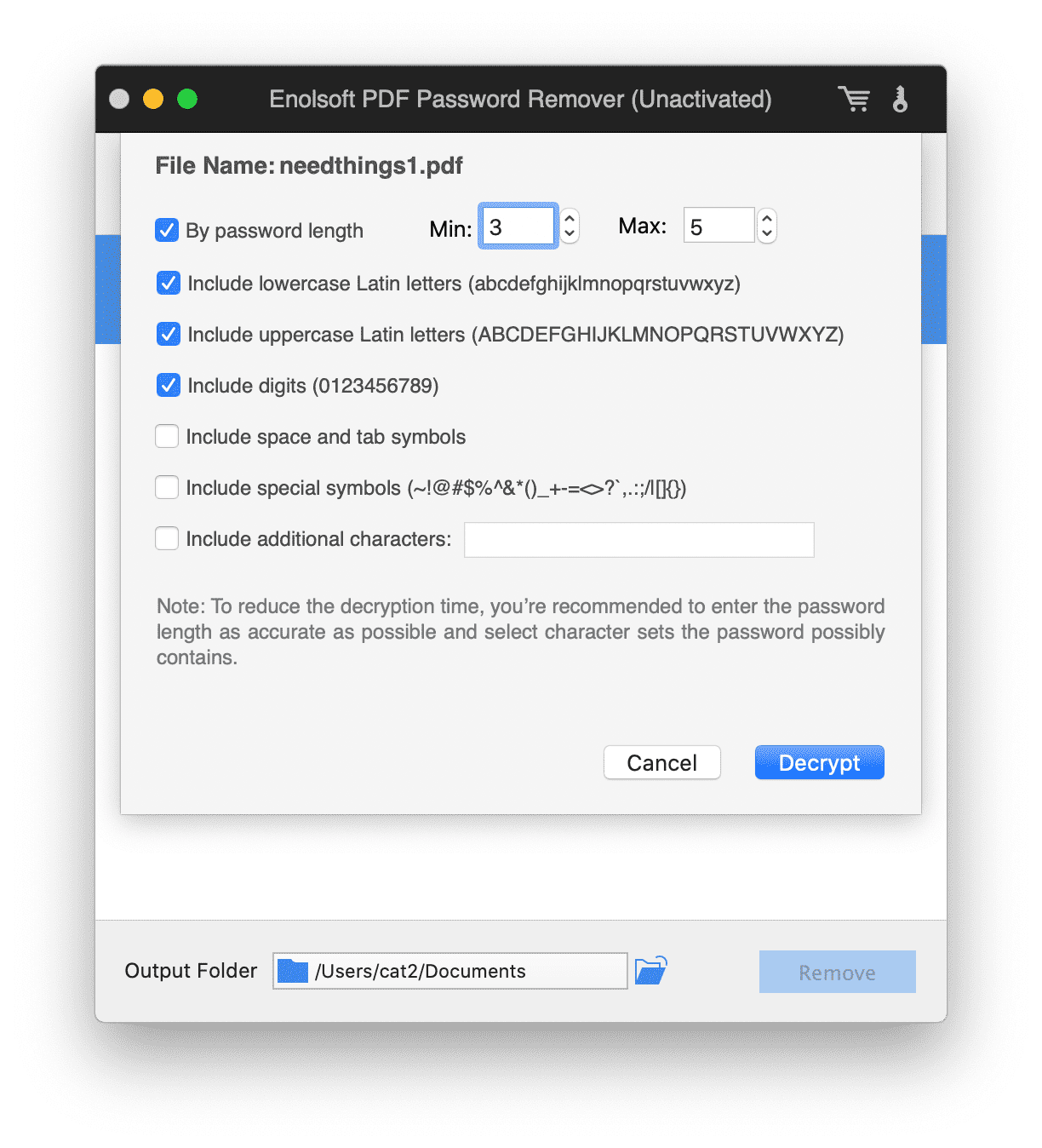 Enolsoft PDF Password Remover 3.8.0 Mac 破解版 PDF密码删除工具