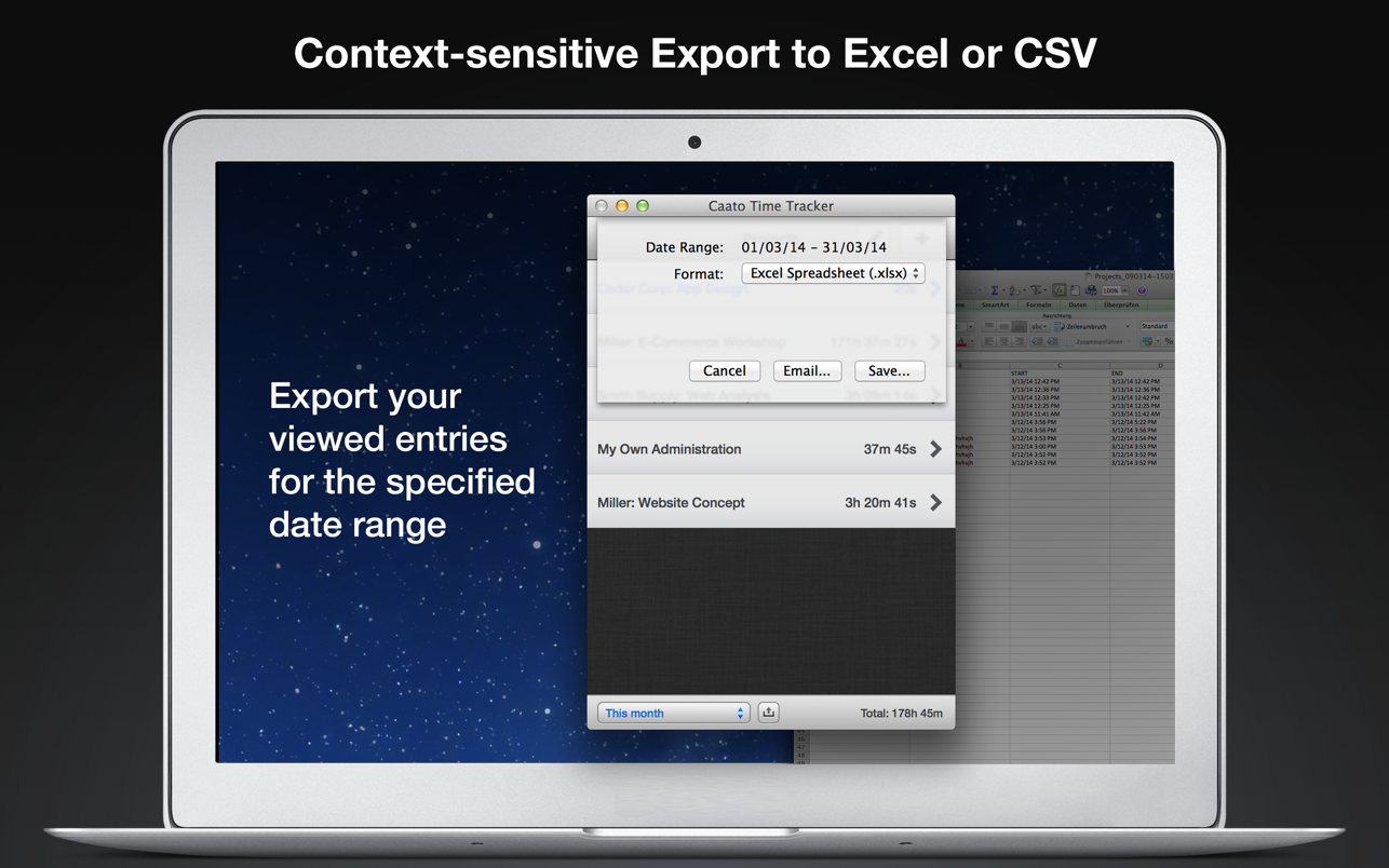 Caato Time Tracker 1.1.17 Mac 破解版 时间追踪
