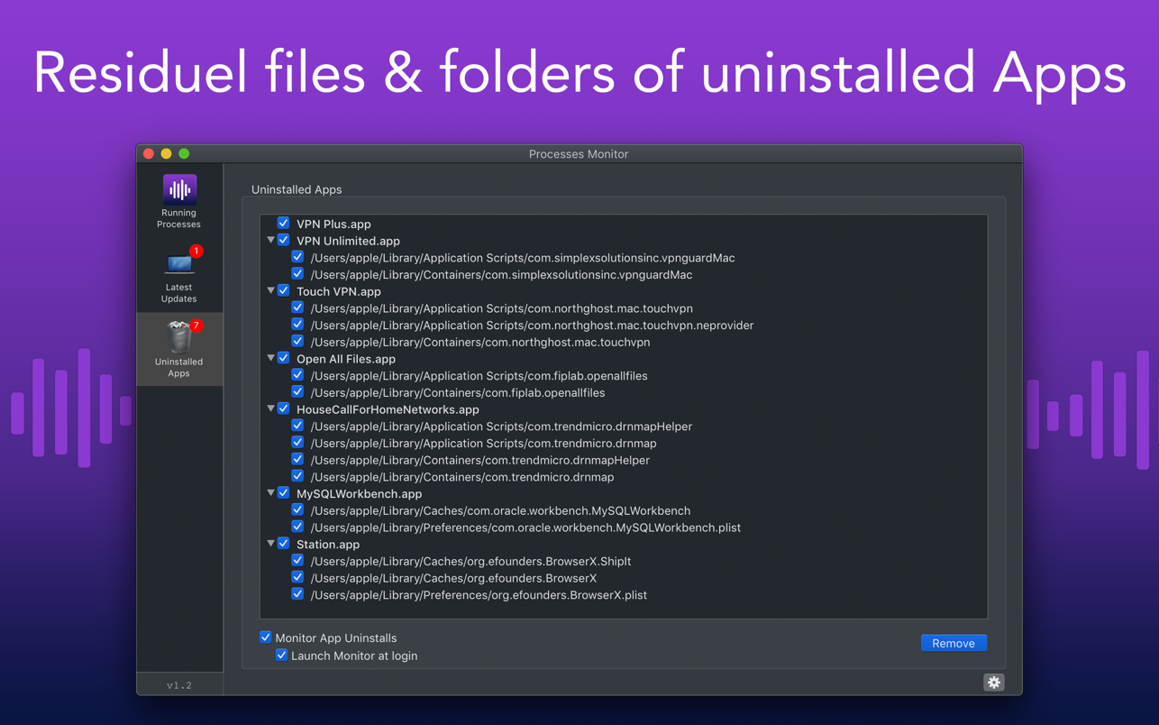 Processes Monitor 1.5 Mac 破解版 系统进程监视软件