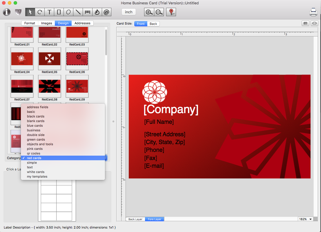 Home Business Card 1.7.0 Mac 破解版 名片设计软件