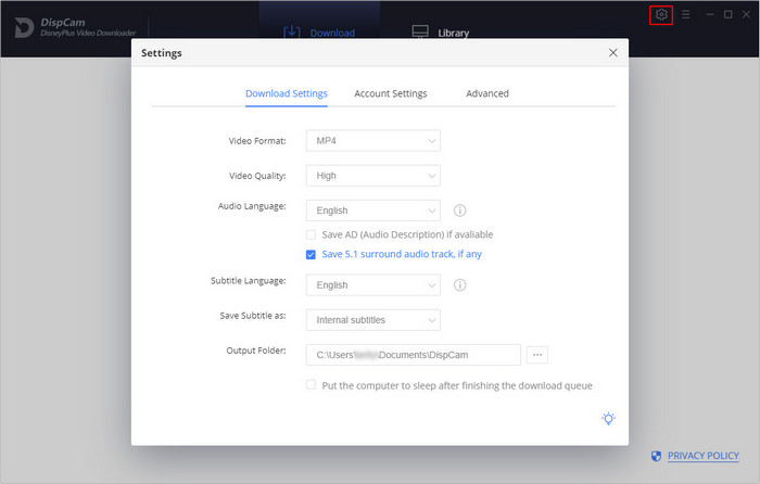 DispCam DisneyPlus Video Downloader 1.1.1 Mac 中文破解版 DisneyPlus视频下载器