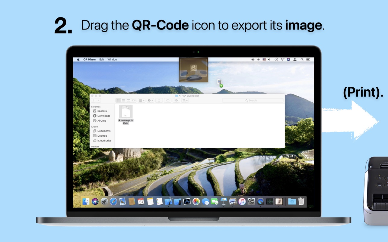 QR Mirror 1.3 Mac 破解版 二维码工具