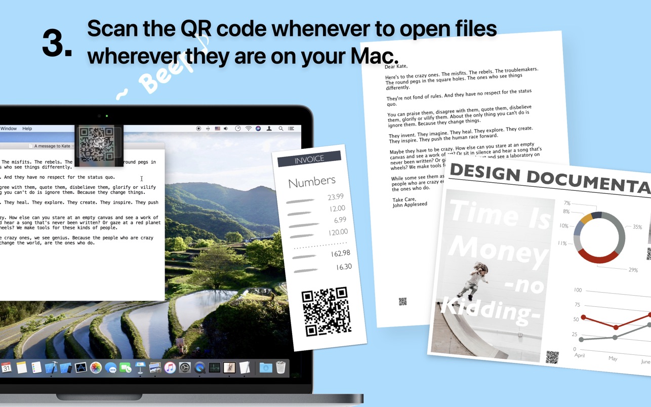 QR Mirror 1.3 Mac 破解版 二维码工具
