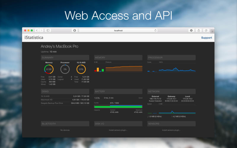 iStatistica Pro 4.1 Mac 中文破解版 – 优秀的系统监控工具