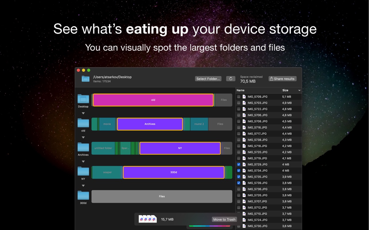 DiskSight 2.0 Mac 破解版 磁盘空间可视化工具