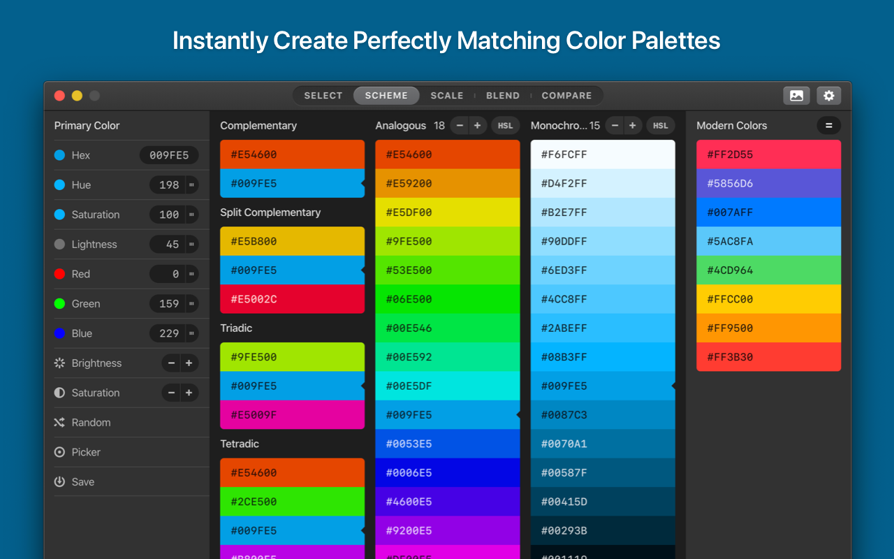 Paletter 4.3.0 Mac 破解版 调色板工具