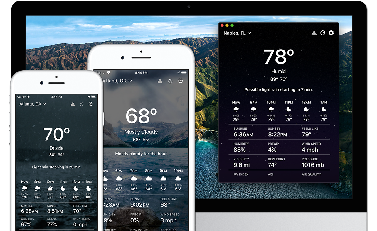 Outside 3.1.10 Mac 破解版 天气预报软件