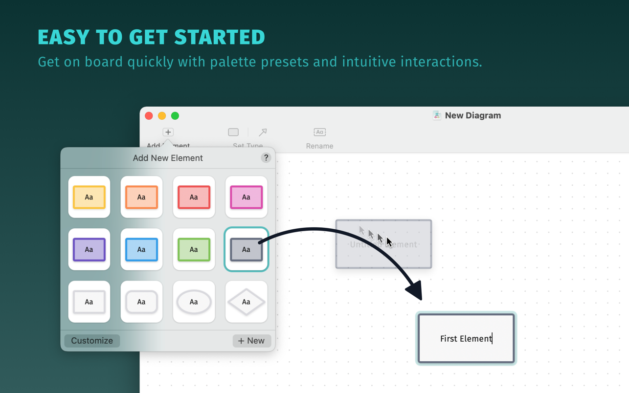 Diagrams 2.2.3 Mac 中文破解版 原生流程图制作工具