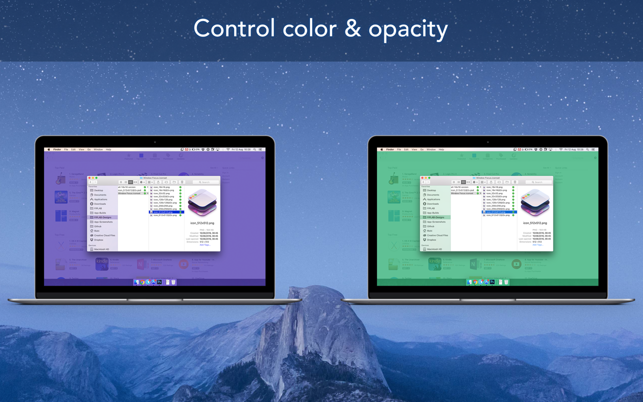 Window Focus 1.0.8 Mac 破解版 活跃窗口高亮软件