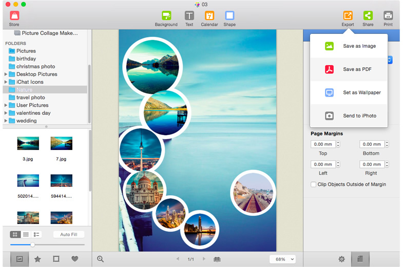 拼接大师 Picture Collage Maker 3.7.6 Mac 中文破解版 非常好用的拼贴画创建工具