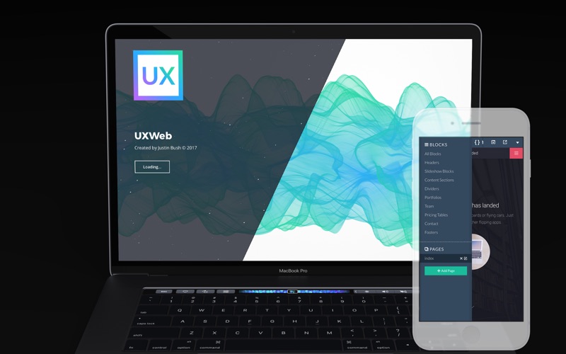 UXWeb 1.3 Mac 破解版 - 网页设计开发工具