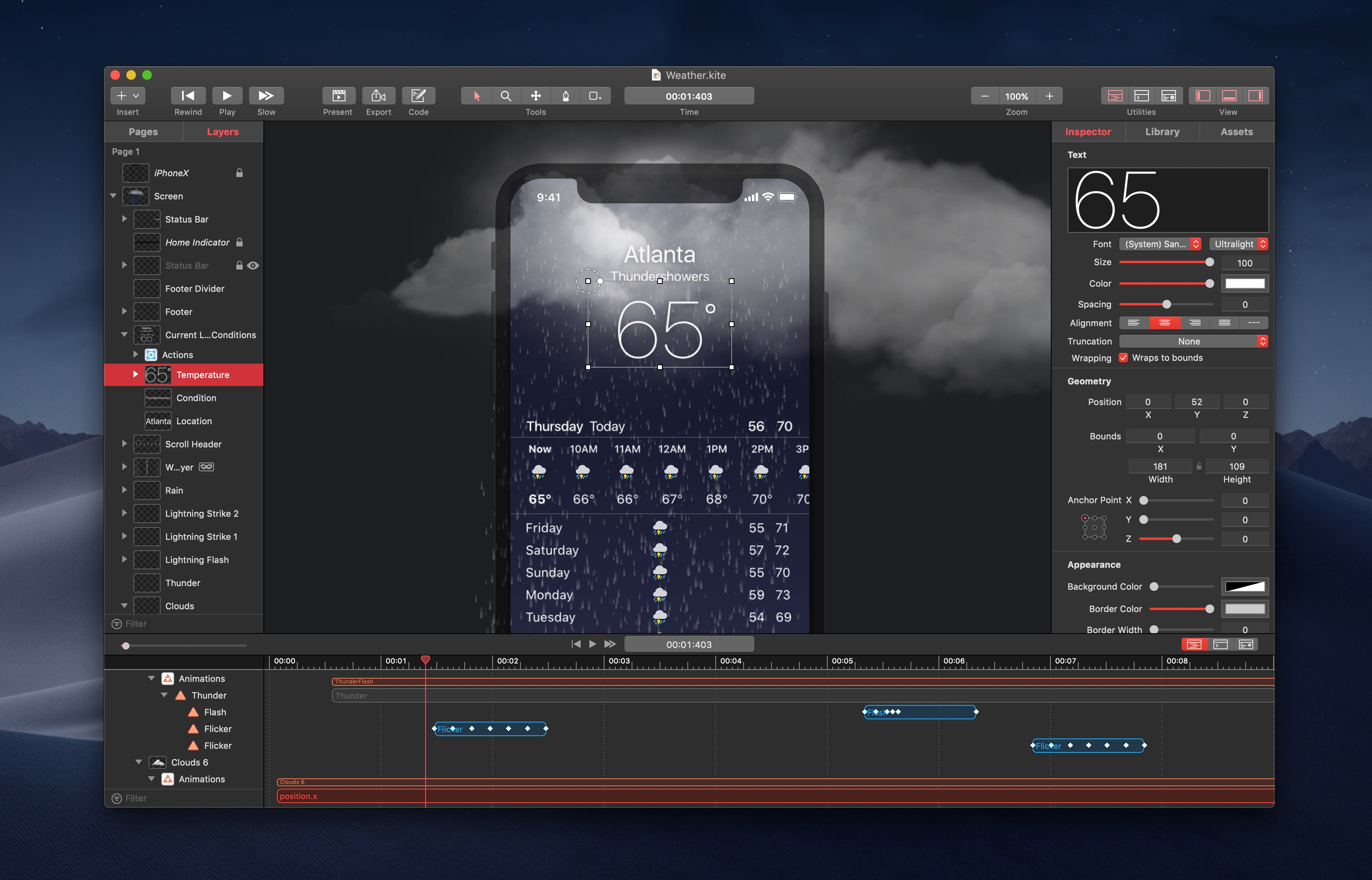 Kite Compositor 2.1 Mac 破解版 优秀的动画和原型设计工具