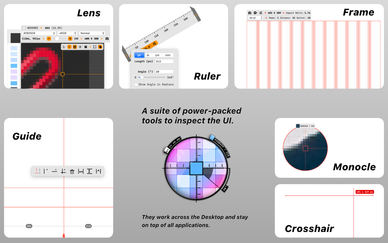 QuickLens 2.8 Mac 破解版 UI设计开发软件