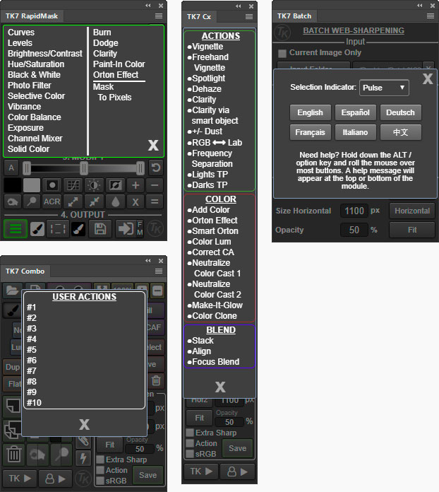 TKActions 8 Mac 破解版 PS亮度蒙版扩展插件