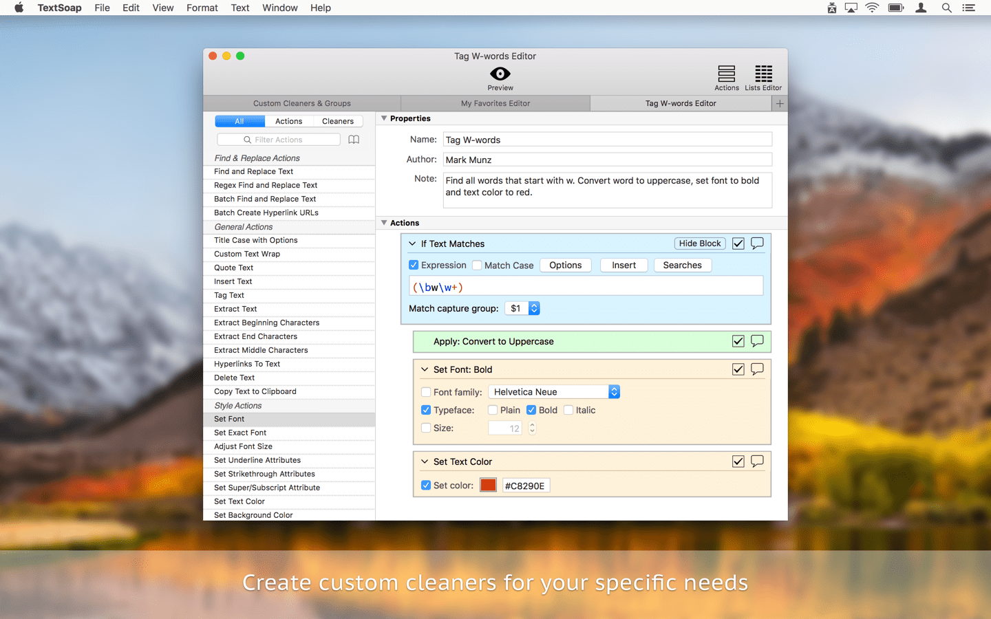 TextSoap for Mac 8.6.3 破解版 - Mac上强大的文字格式处理工具