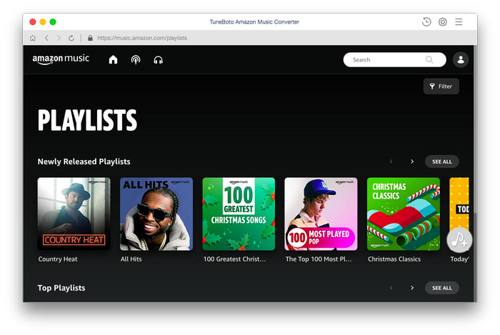 TuneBoto Amazon Music Converter 2.4.0 Mac 破解版 亚马逊音乐转换器